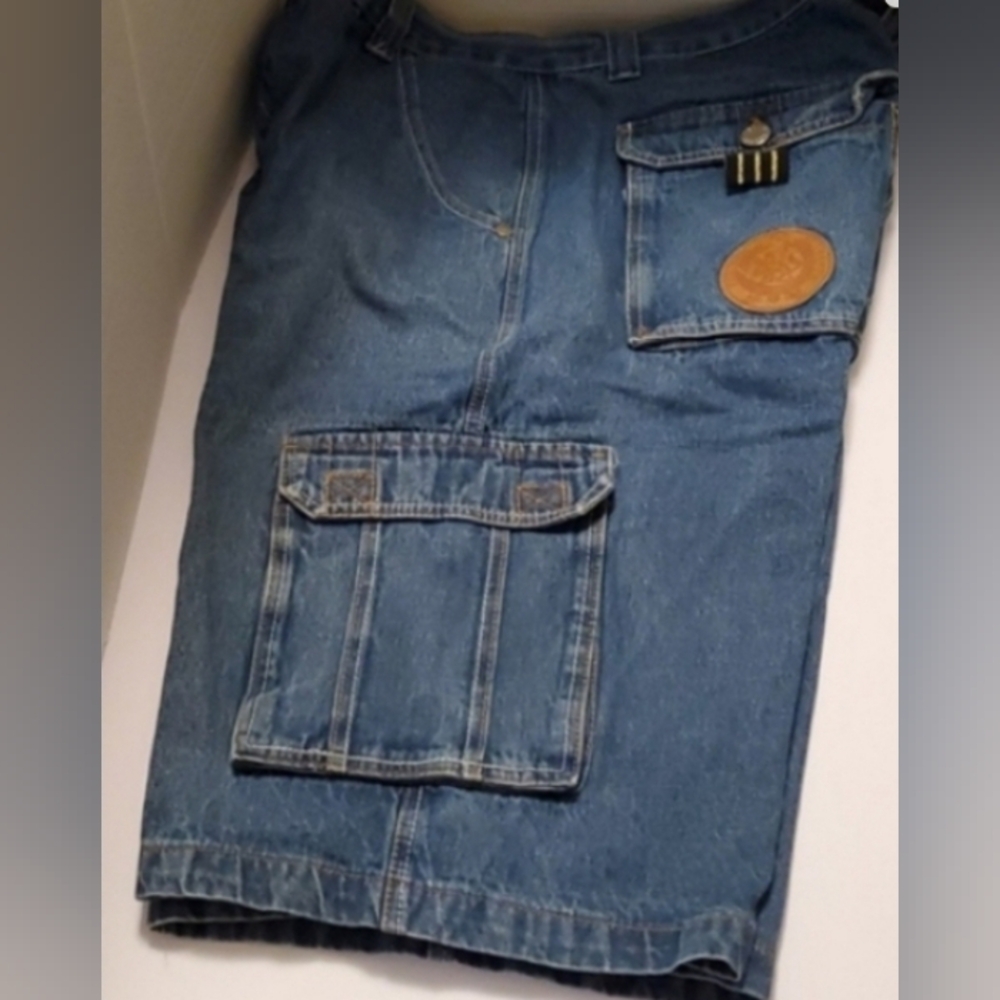 Red Ape Denim Cargo Men's Shorts Size 40